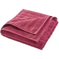 HANS NATUR Handtuch Bio-Baumwolle Frottee Streifen fliederbeere Maße 70 x 140 cm – Produktbild 1 von 1
