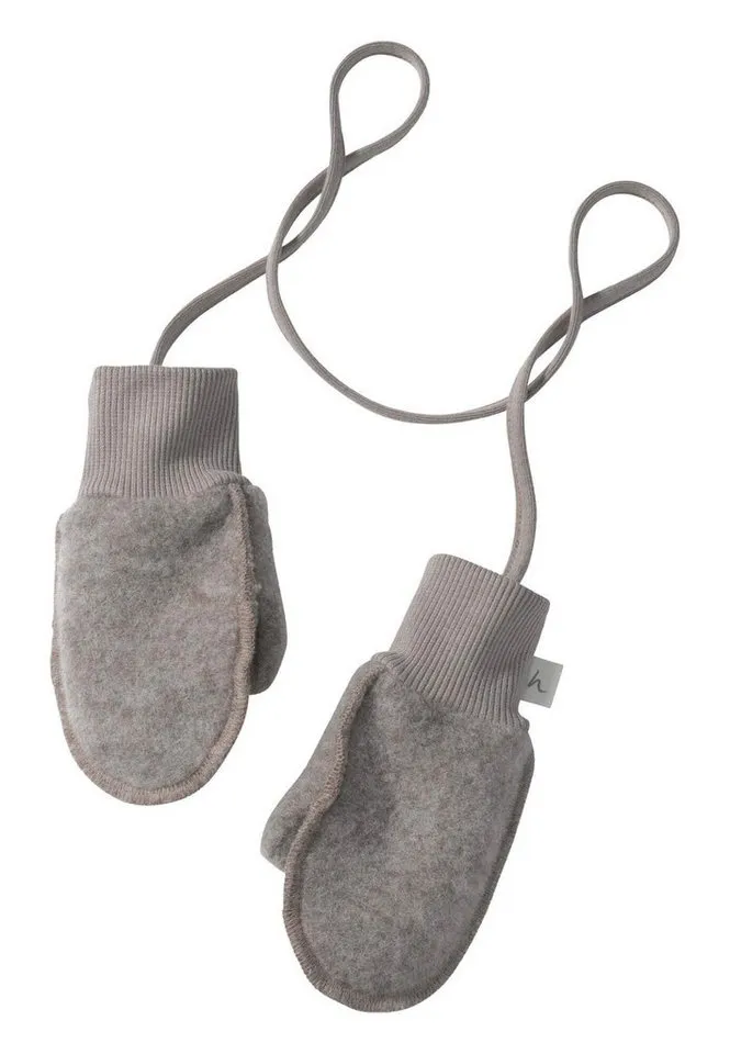 hessnatur hessnatur Fäustlinge aus reiner Bio-Merinowolle (2-St), Grau, – Produktbild 2 von 2