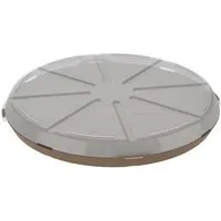 REuse REuse Pizzabox take away Verpackung - Essensbehälter to go, Braun transparent, – Produktbild 1 von 1
