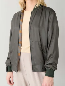 Yahmo Yahmo Damen vegan Jacke Bomber Reversible Ruth Nouveau/Pine – Produktbild 1 von 1