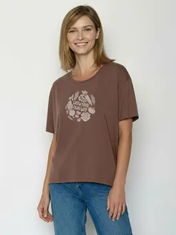 GreenBomb GREENBOMB Veggie Patch Feel - Lässiges T-Shirt aus Bio-Baumwoll-Mix / hochwertiger Print / GOTS / Fair & Vegan – Produktbild 1 von 1