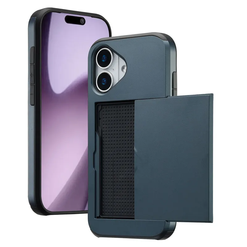 imoshion imoshion Backcover mit Kartenfach für das Apple iPhone 17, Dunkelblau, – Produktbild 1 von 1