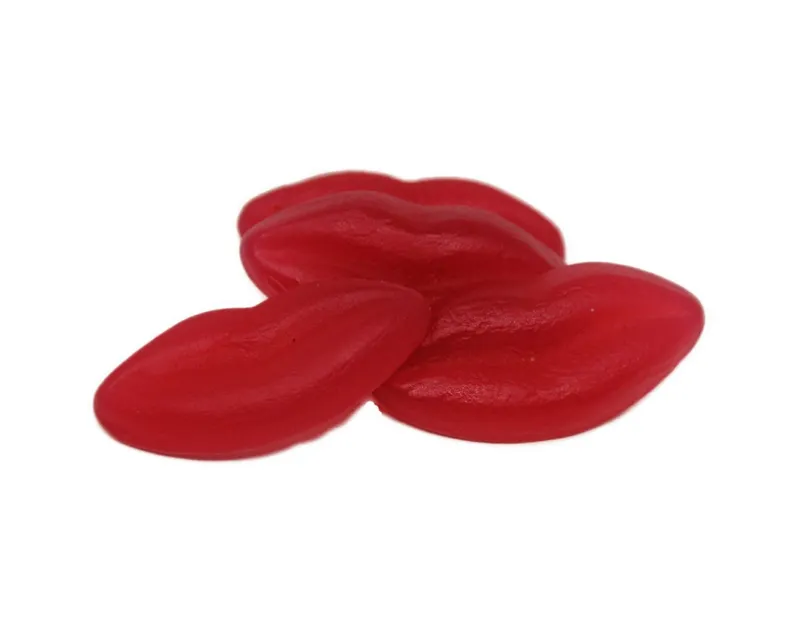 Frisia Frisia Süßigkeit, Frisia rote Lippen gelatinefreies Fruchtgummi Red Lips vegan 1500g – Produktbild 2 von 3