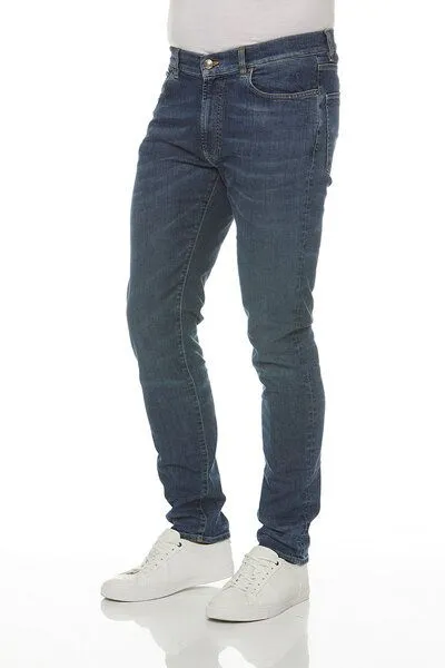 Wunderwerk Wunderwerk Herrenhose aus Bio-Baumwolle "Steve slim high flex", Blau (840 blue), – Produktbild 2 von 4