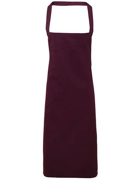 Premier Workwear Premier Workwear Kochschürze 100% Baumwolle, Aubergine, – Produktbild 1 von 2