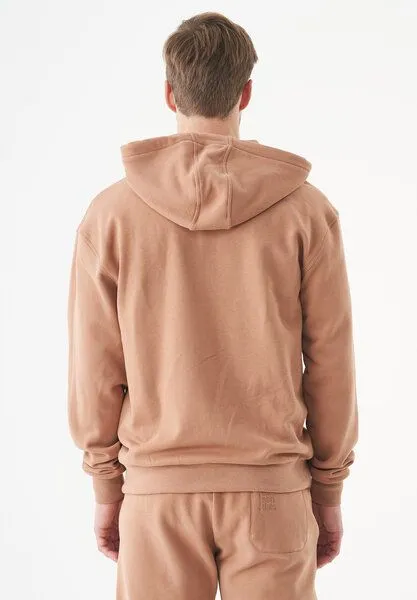 ORGANICATION ORGANICATION ESSENTIALS-JUNDA-Unisex Soft Touch Sweatjacke aus Bio-Baumwolle, Light brown, – Produktbild 4 von 4