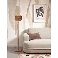 GOOD MOJO GOOD&MOJO Stehlampe Bhutan S Schwarz/18x25 Schwarz/Natur. – Produktbild 1 von 1