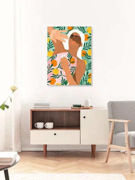 Photocircle Photocircle Poster / Leinwandbild - Summer In The Orange Grove – Produktbild 3 von 4