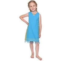 Africulture Africulture Mädchen Kleid Kikoy, Türkis, – Produktbild 1 von 1