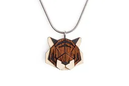 BeWooden BeWooden Halskette Tiger | Kette mit Anhänger aus Holz – Produktbild 1 von 1