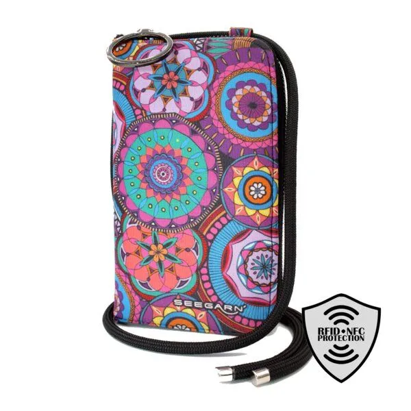 Seegarn Seegarn-Täschle / 2in1 Handy-Tasche und Geldbeutel (MB02), K3 - kordel schwarz, – Produktbild 2 von 5