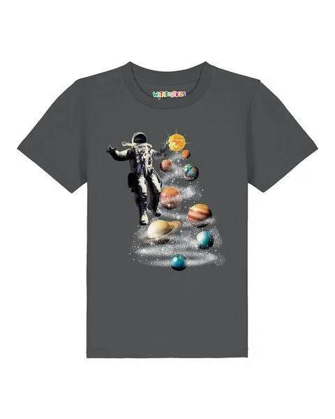 watabout.kids watabout.kids T-Shirt Kinder Weltraumreise, Anthracite, – Produktbild 1 von 2