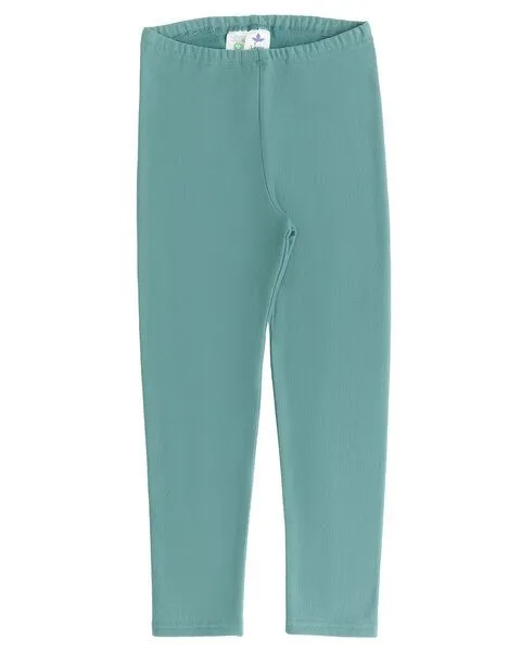 Leela Cotton Leela Cotton Kinder Warm Leggings, Grünblau, – Produktbild 1 von 2