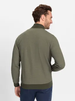 marco donati Sweatjacke khaki-meliert – Produktbild 1 von 1