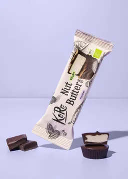 KoRo Limited Edition: Bio Nut Butter Cups Marzipan Style | 3 x 3 x 13 g – Produktbild 1 von 1