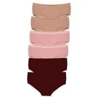 ORGANICATION ORGANICATION KARINNA | Hipster aus Bio-Baumwolle und TENCEL Modal im 6er-Pack, Mix-15, – Produktbild 1 von 1