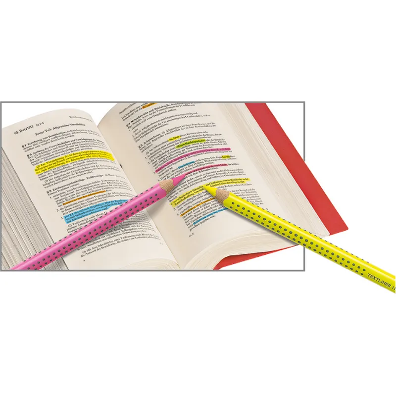 Faber-Castell Faber-Castell Trockentextmarker 'Jumbo Grip' neonblau – Produktbild 1 von 3