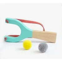 Me Mine Steinschleuder aus Holz von Me&Mine, Türkis, – Produktbild 1 von 1