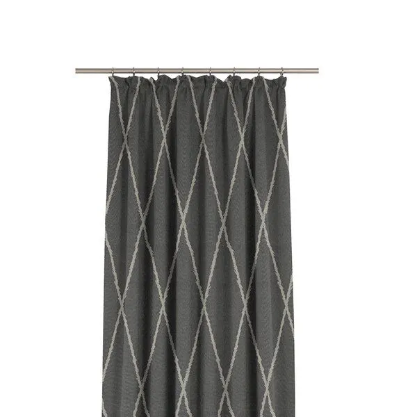 Nature by Adam Nature by Adam Vorhang aus 100% Bio-Baumwolle - Made in Germany - Casket Valdelana, Schwarz, – Produktbild 1 von 7