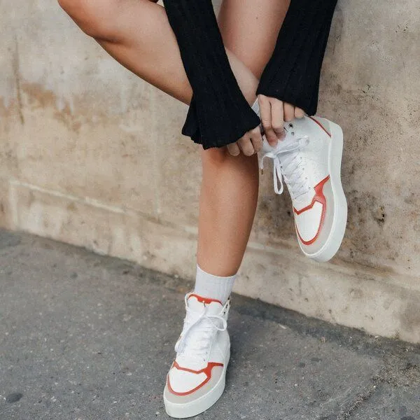 Ashoka Paris Ashoka Paris Mateo High-Top Sneaker Terrakotta-Leopard, Biobasiert & Recycelt – Produktbild 5 von 5