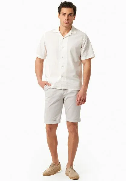 ORGANICATION ORGANICATION Regular-Fit Shorts aus Bio-Baumwolle, Light grey, – Produktbild 1 von 4