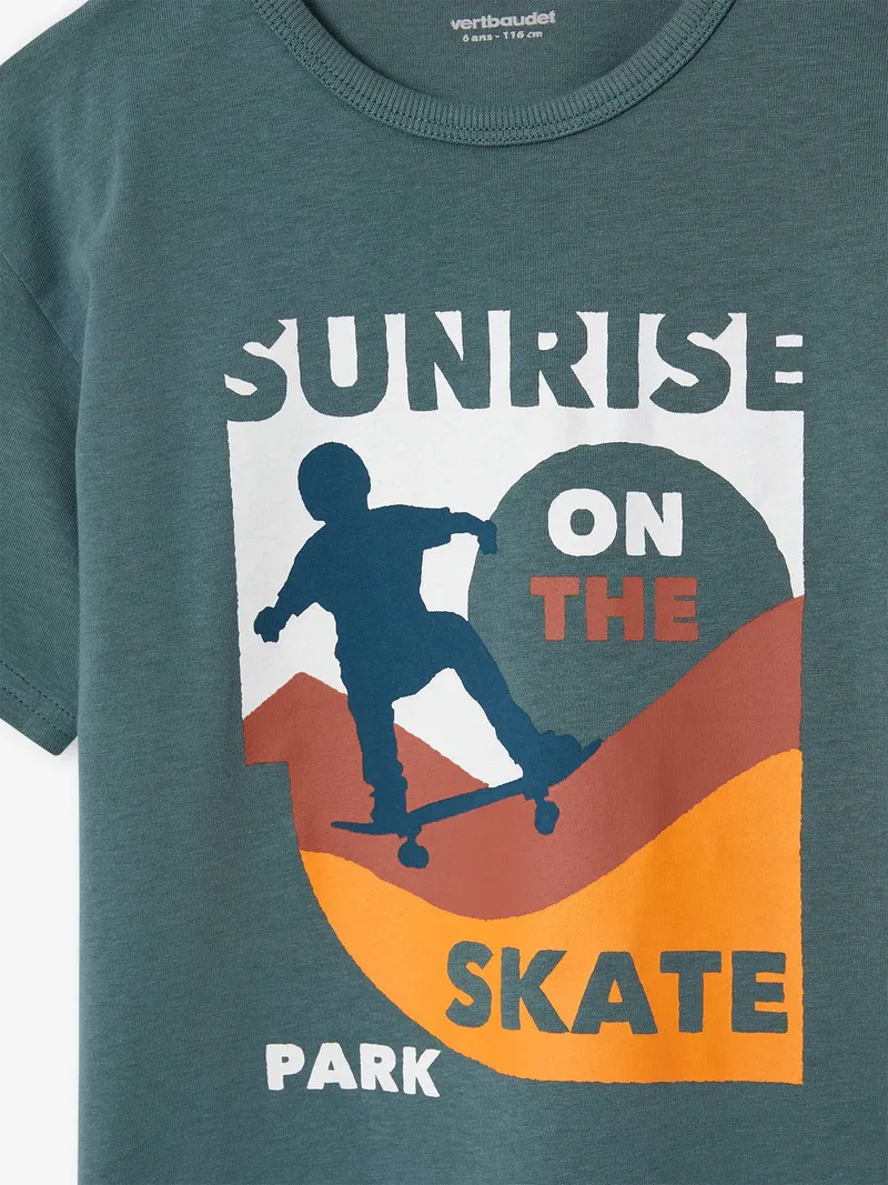 Vertbaudet Jungen T-Shirt, Aqua, – Produktbild 3 von 3