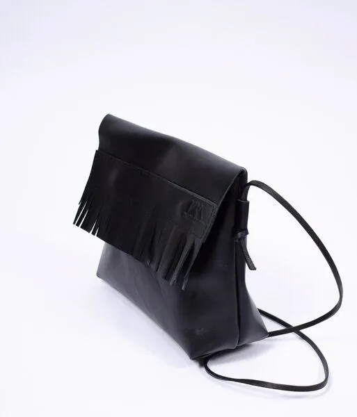 monday market monday market Ledertasche Jamie, Schwarz, – Produktbild 1 von 3