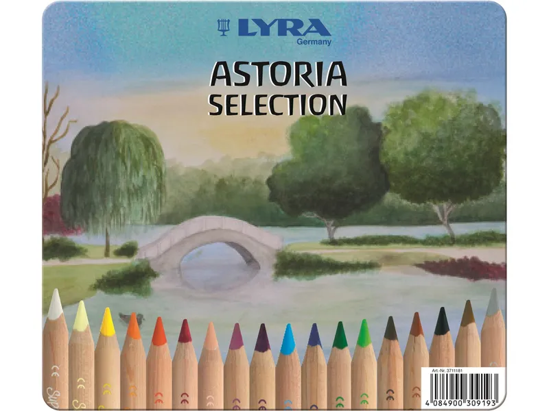 Lyra Lyra Buntstifte Super Ferby Astoria natur, Metalletui, 18er Set Maße Stift 17,5 x 1 cm, Mehrfarbig, – Produktbild 1 von 1