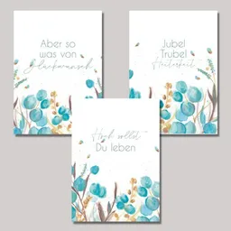 Fines Papeterie Fines Papeterie 3er Set Geburtstagskarten BIRTHDAY – Produktbild 1 von 1