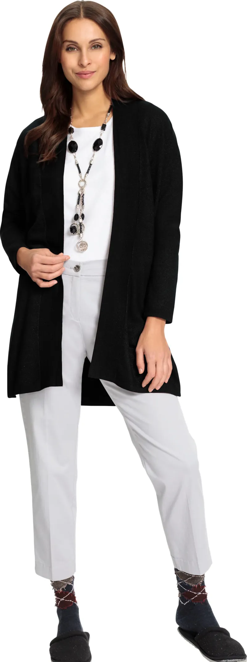 Witt Longstrickjacke, Schwarz, – Produktbild 2 von 2