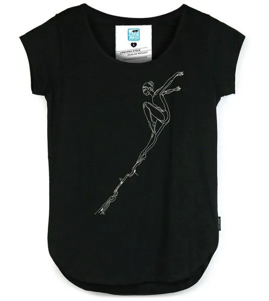 Gary Mash GARY MASH Shirt Asheville Tänzerin aus Biobaumwolle, Schwarz, – Produktbild 2 von 4