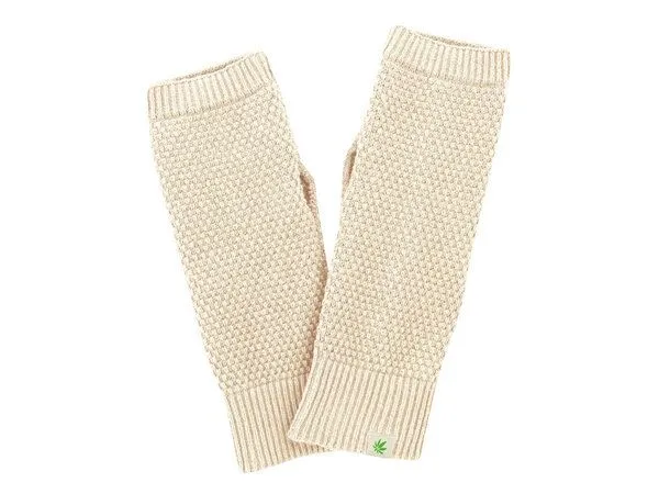 HempAge HempAge Wärmende Stulpen Hanf/Biobaumwolle, Nature (natur), – Produktbild 2 von 4