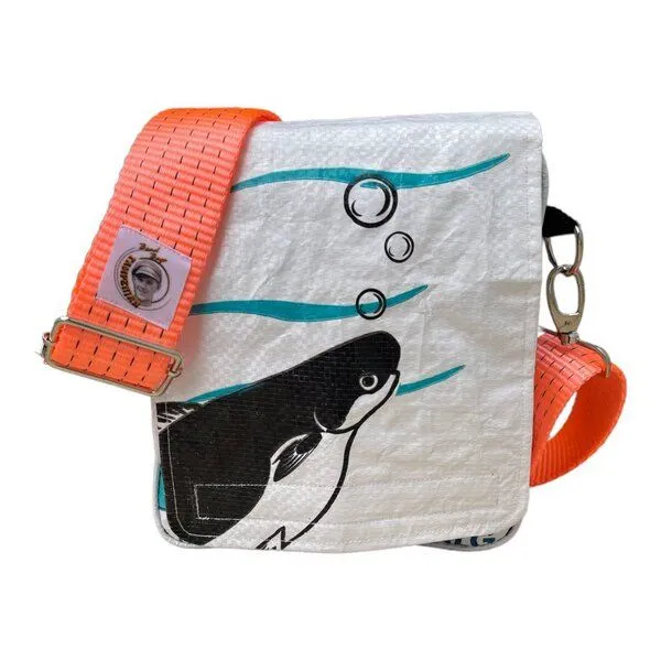 Beadbags Beadbags kleine Umhängetasche mit orangenem Tampenjan Gurt Ri10TJ – Produktbild 6 von 8