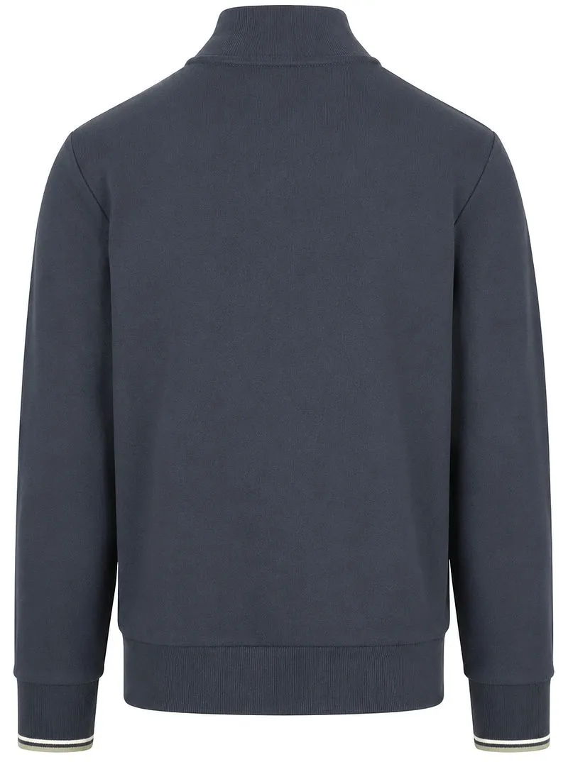 Fred Perry Fred Perry Half Zip Pullover Dunkelblau - Größe S, Dunkelblau, – Produktbild 4 von 4