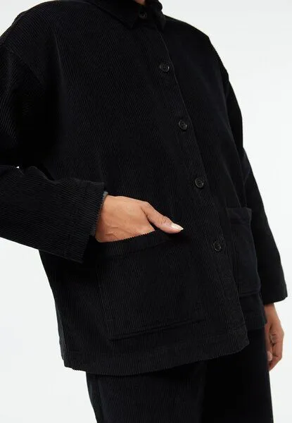 Givn Berlin Givn Berlin Cordjacke GBCHARLIE aus Bio-Baumwolle, Black (cord), – Produktbild 4 von 4
