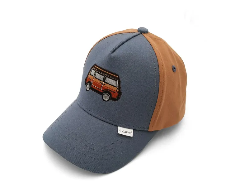 Maximo KIDS BOY-Cap Camping Bus, blue/braun Gr. 49/51 – Produktbild 2 von 2