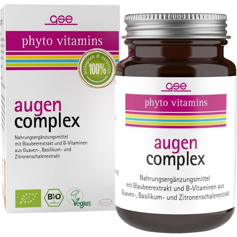 GSE Vertrieb Biologische Nahrungsergänzungs- & Heilmittel GSE AUGEN COMPLEX BIO – Produktbild 1 von 1