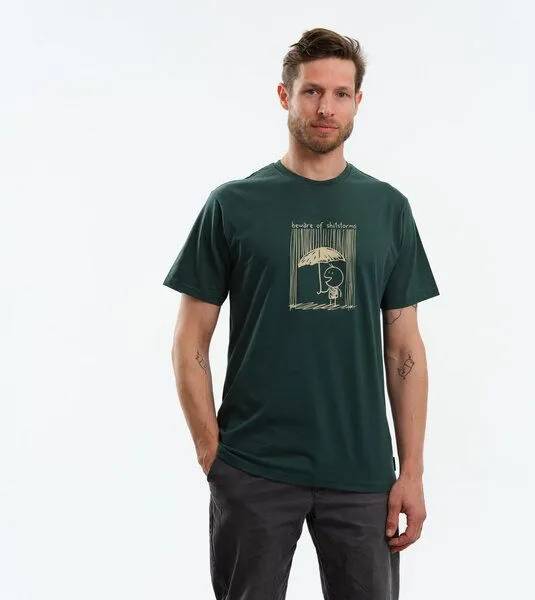 Gary Mash GARY MASH Shirt beware of shitstorms aus Biobaumwolle, Dunkelgrün, – Produktbild 2 von 4