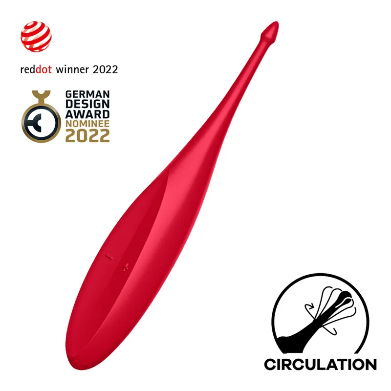 Satisfyer Satisfyer Twirling Fun, 17,5 cm, Rot, – Produktbild 1 von 1