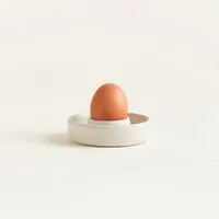 onomao onomao Eierbecher aus Steinzeug 2-er Set | Kollektion TRADITIONELL, Weiß, – Produktbild 1 von 1