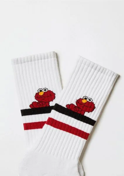 BeSocks BeSocks Bio-Tennissocken - Elmo – Produktbild 2 von 3