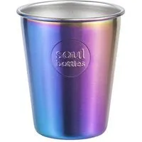 soulbottles soulbottles Plastikfreier Trinkbecher aus Edelstahl • soulcups steel Utopia • 0,3 l und 0,4 l, Grey, – Produktbild 1 von 1