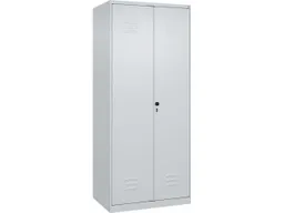 C+P C+P Wäsche-/Garderobenspind Classic PLUS, 2 Abteile, 1850x800x500mm, Lichtgrau/Lichtgrau – Produktbild 1 von 1