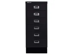 Bisley Bisley Schubladenschrank "MultiDrawer" DIN A4 mit 6 Schubladen schwarz – Produktbild 1 von 1