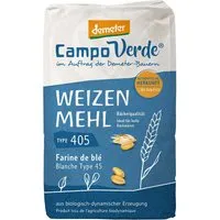 Campo Verde Campo Verde Bio-Weizenmehl Type 405, 1000 g – Produktbild 1 von 1
