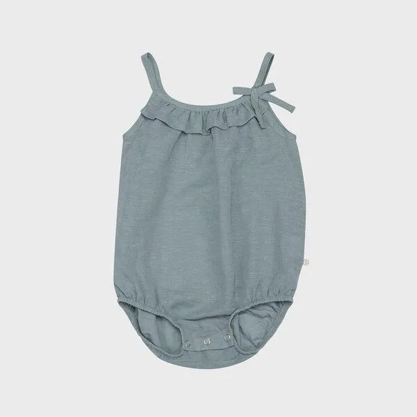 OrganicEra OrganicEra Bio-Hanf-Baby-Bodysuit mit Rüschen, Grau, – Produktbild 1 von 1