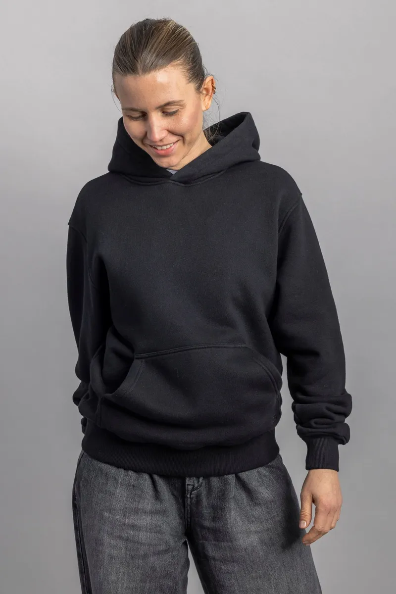 DIRTS DIRTS Herren vegan Hoodie Oversized Schwarz, Schwarz, – Produktbild 2 von 2