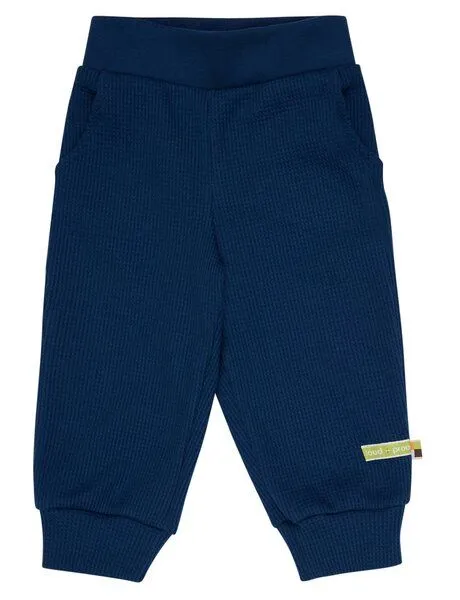 loud + proud loud + proud Babys & Kinder Hose Waffel, GOTS-zertifiziert, Ultramarin(blau), – Produktbild 1 von 2