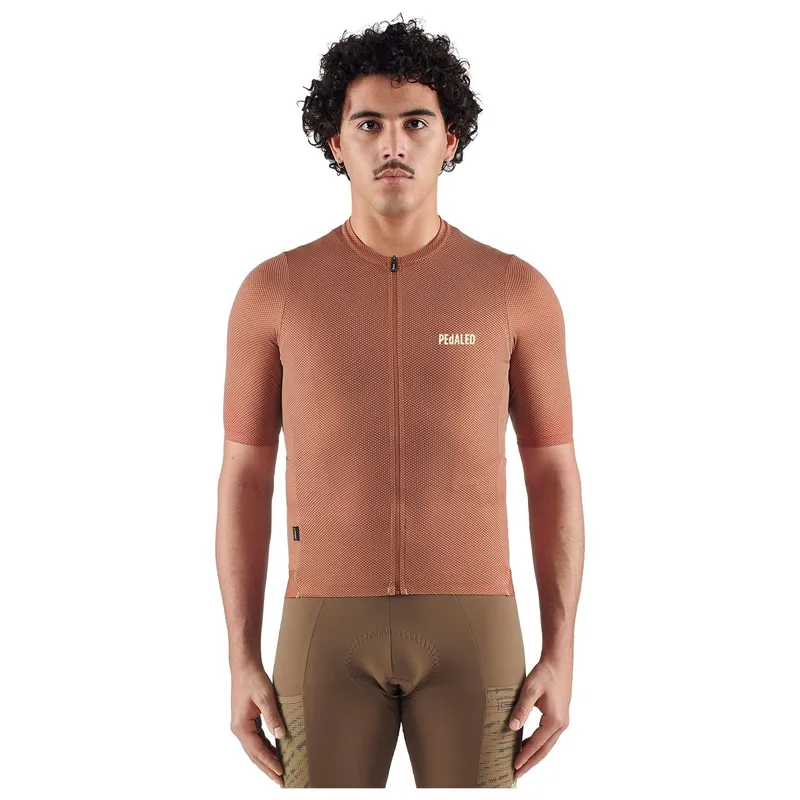 Pedaled PEDALED Odyssey Delta Kurzarmtrikot, für Herren, Orange, – Produktbild 1 von 1
