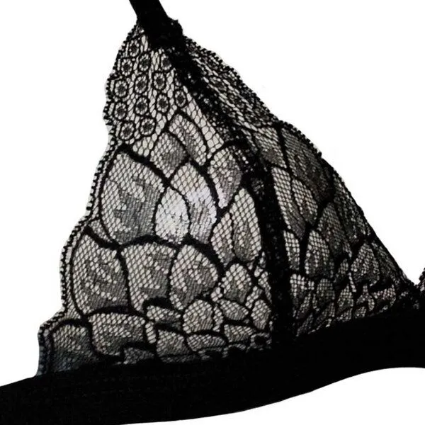 Golden Circle Clothing Golden Circle Clothing Spitzen-BH mit Biogummi, Schwarz, – Produktbild 3 von 4